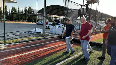 Osmaniye’de amatör spor tesislerinde bakım onarım çalışması