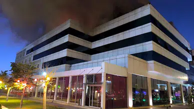 Afyonkarahisar'da 5 yıldızlı termal otelde yangın