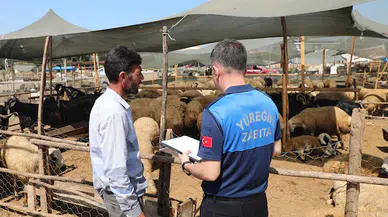 Yüreğir'de kurban satış ve kesim alanlarına denetim