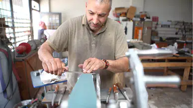 Çorum'da bıçakçıların "Kurban Bayramı" mesaileri yoğunlaştı