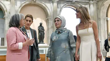 Emine Erdoğan, İspanya Başbakanı Sanchez’in eşiyle Prado Müzesi’ni gezdi