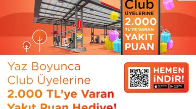 Club TotalEnergies üyelerine 2 bin liraya varan yakıt puan hediye 
