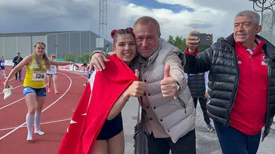 Özel sporcu Esra Bayrak Avrupa Şampiyonu oldu