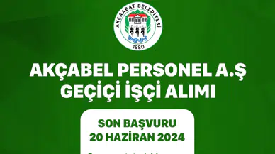 Akçaabat Belediyesi Geçici Personel Alımı Başvuruları Başladı