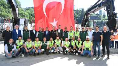 Rize'ye Yeni İş Makineleri Gönderildi: Yeşil Karıncaların Gücüne Güç Katıldı