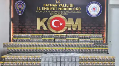 Batman’da 6 bin 610 paket kaçak sigara ele geçirildi