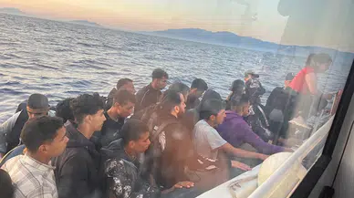 Bodrum'da 68 kaçak göçmen yakalandı, 20 kaçak göçmen kurtarıldı