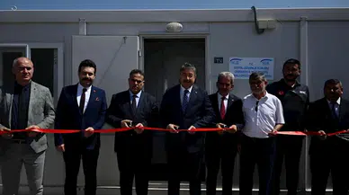 Konteyner kentte oluşturulan emekli ofisi ve irtibat bürosu açıldı