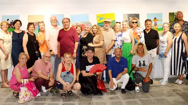 Ressamın hayvan ve doğa sevgisi