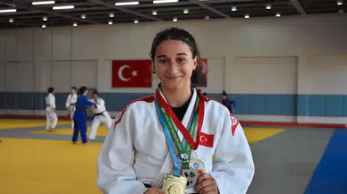 Yetenek taramasında keşfedilen milli judocu Yağmur, gözünü Avrupa şampiyonluğuna dikti