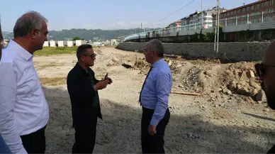 Rize'de Yeni Yürüyüş ve Bisiklet Yolu İçin Çalışmalar Başladı