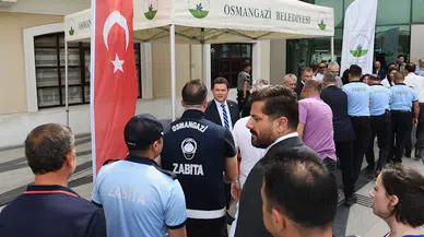 Başkan Aydın personel ile bayramlaştı