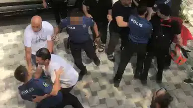 İstanbul - Avcılar’da haciz için gidilen iş yerindekilerle polis arasında arbede: 5 gözaltı