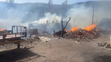 Kastamonu'da köyde çıkan yangında 12 ev kullanılamaz hale geldi