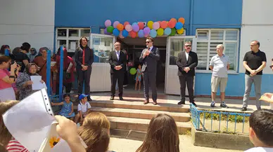 Gerze’de öğrenciler karnelerini aldı