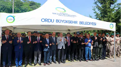 Ordu'da bayram öncesi şehitlerin mezarları ziyaret edildi