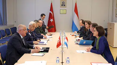 Bakan Güler, Lüksemburg Savunma Bakanı Yuriko Backes ile görüştü