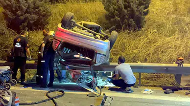 Kocaeli'de takla atan otomobildeki 3 kişi öldü
