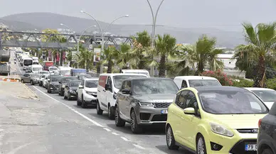 Bodrum'a 48 saatte 45 binden fazla araç giriş yaptı