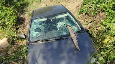 Sinop'ta bahçeye devrilen otomobilin çarptığı kadın öldü, araçtaki 3 kişi yaralandı