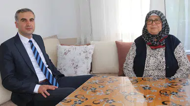 Kaymakam Kılıç'tan şehit ailesine ziyaret