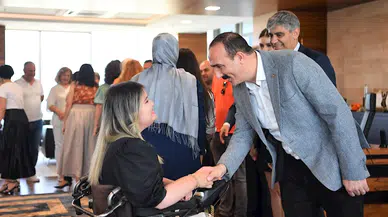 Başkan Kotan personelle bayramlaştı 