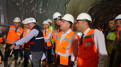 Kop Dağı Geçidi'nde Yapımı Süren Tünel Çalışmaları Devam Ediyor