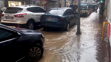 Samsun'da sağanak ve dolu etkili oldu