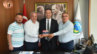 Artvin Belediye Başkanı, Görele Belediye Başkanını Ziyaret Ederek Kafkasör Festivaline Davet Etti