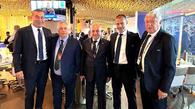 TFF Başkanı Büyükekşi, EURO 2024 açılışı öncesi FIFA ve UEFA Başkanları ile buluştu