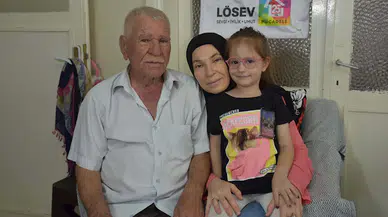 Baba-kız kansere karşı birlikte mücadele ediyor