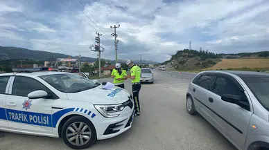 Mudurnu'da bayram trafiği tedbirleri artırıldı