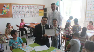 Tokat'ın ilçelerinde karne töreni düzenlendi