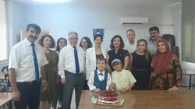 Hastane sınıfında karne heyecanı