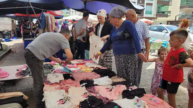 Tekkeköy'de Kurban Bayramı Arife Pazarı kuruldu