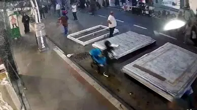 Bebek arabası hırsızlığı kamerada