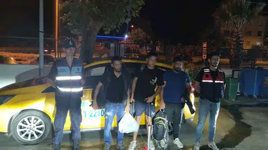 Kuşadası'nda 3 kaçak göçmen ile 1 şüpheli yakalandı
