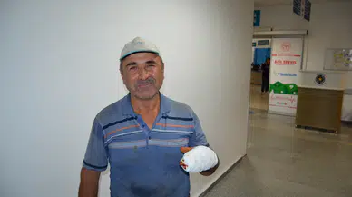 Hastanelik olan acemi kasap: Elini kesenlerle dalga geçiyordum, benim başıma da geldi