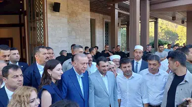 Cumhurbaşkanı Erdoğan bayram namazını Muğla'da kıldı