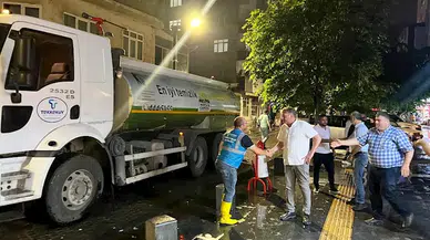 Tekkeköy'de Kurban Bayramı temizliği yapıldı