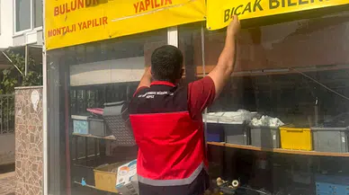 Nalburda 'kıyma çekilir' afişi