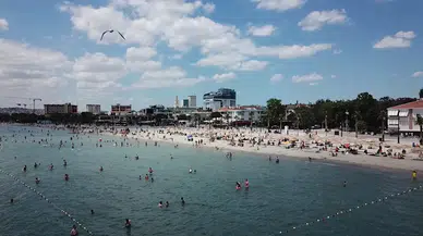 İstanbul - İstanbul'da plajlarda bayram yoğunluğu