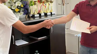 Şah Sultan Erkek Öğrenci Yurdunda Gençlere Katılım Belgeleri Takdim Edildi