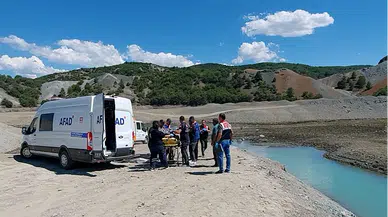 Çorum'da serinlemek için gölete giren genç boğuldu