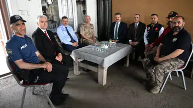 Vali Çiftçi, Bayramda Güvenlik Noktalarını Ziyaret Etti