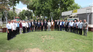 Bafra'da bayramlaşma programı düzenlendi