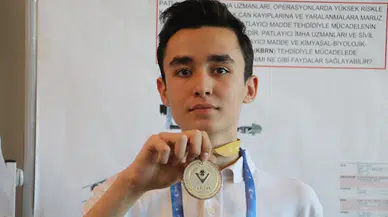 Arkadaşları şehit olan bomba imha uzmanının oğlundan patlayıcı imha eden insansız hava aracı