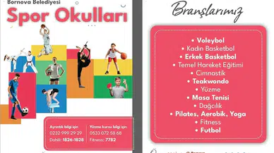 Bornova'da yaz spor okulu kayıtları başlıyor