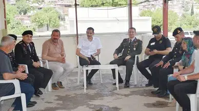 Kaymakam Soylu şehit ve gazi ailelerine ziyaret