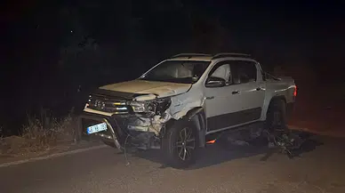 Bodrum'da kamyonetin çarptığı motosikletin sürücüsü öldü